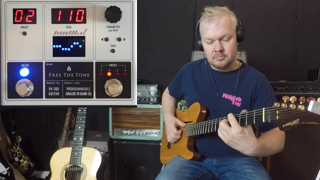 Free The Tone / Programmable Analog 10 Band EQ for Nylon and Acoustic Guitar