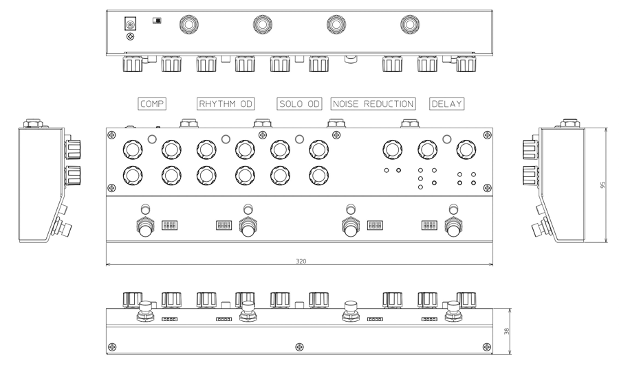HOTEI Signature G-STAGE Multi-effects System｜CUSTOM SHOP