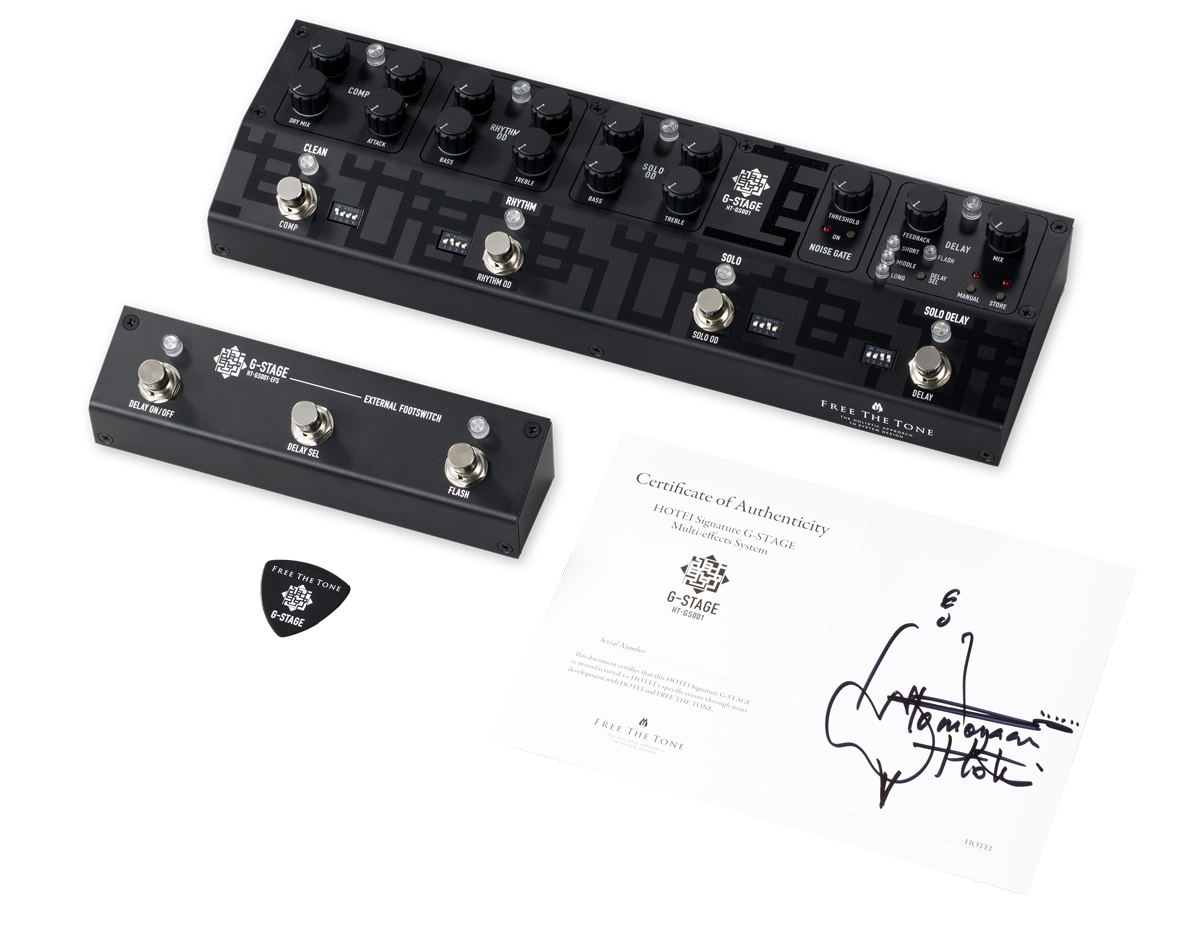 HOTEI Signature G-STAGE Multi-effects System｜CUSTOM SHOP カスタム