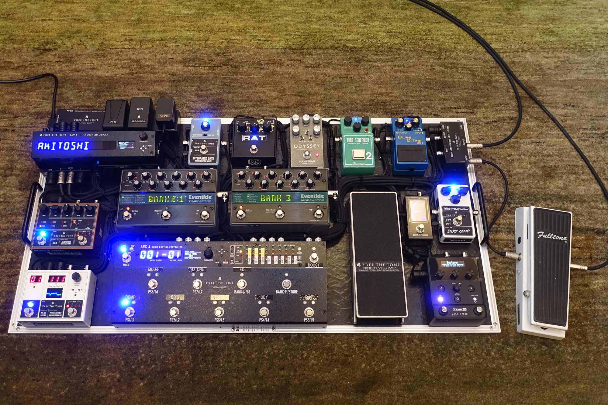 ギタリスト黒田晃年氏 最新ペダルボードをご紹介｜News ニュース