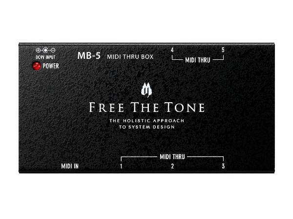 free the tone MB-5 MIDI THRU BOX