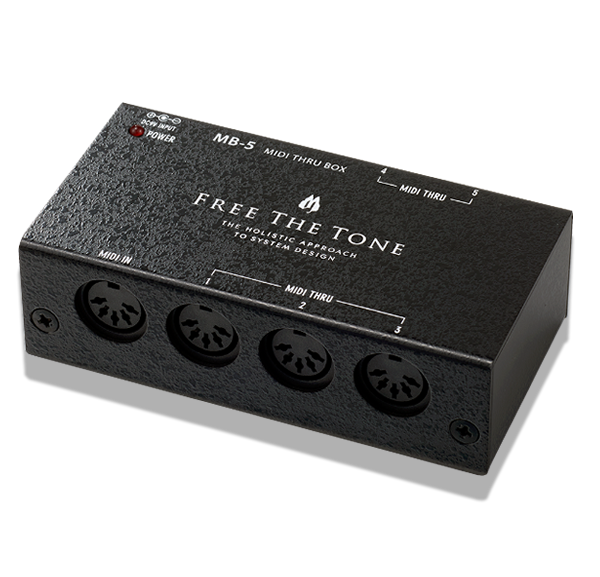 free the tone MB-5 MIDI THRU BOX